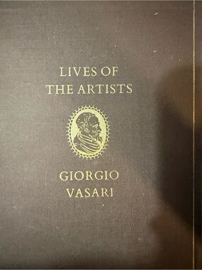 'Lives of the Artists' by Giorgio Vasari. Box set of 3, hardcover